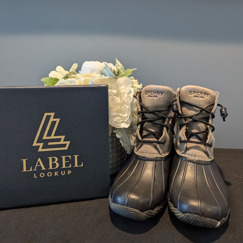 Grey and black Very Good Condition Sperry